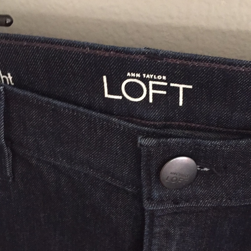 Loft dark wash jeans